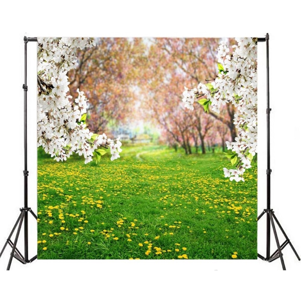 Spring Vinyl Background size 10x10 ft